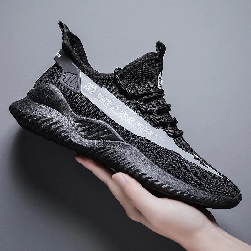 Men's Breathable Casual Running Shoes - Summer & Fall Style