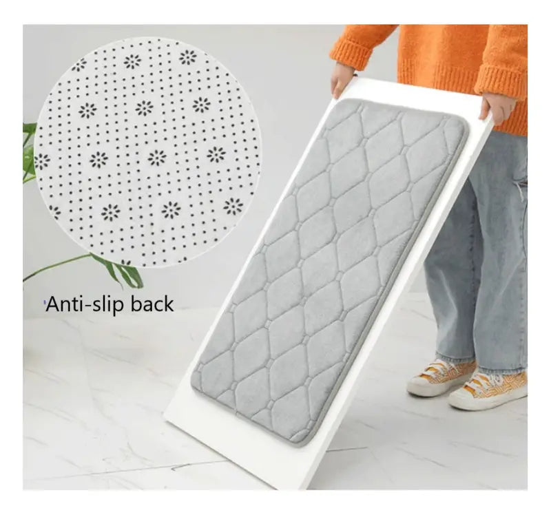 Memory Foam Bath Mat - Soft, Quick Dry Rug