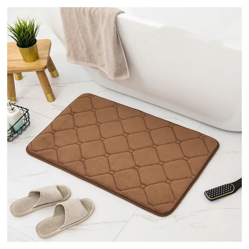 Memory Foam Bath Mat - Soft, Quick Dry Rug