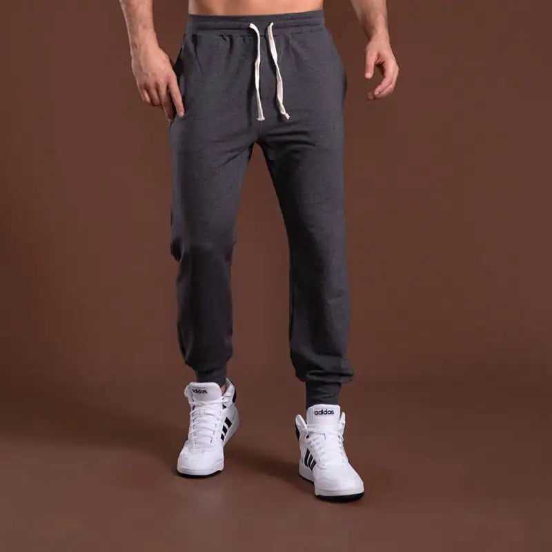 Men's Premium Athletic Joggers - Comfortable Cotton Sports Pants
