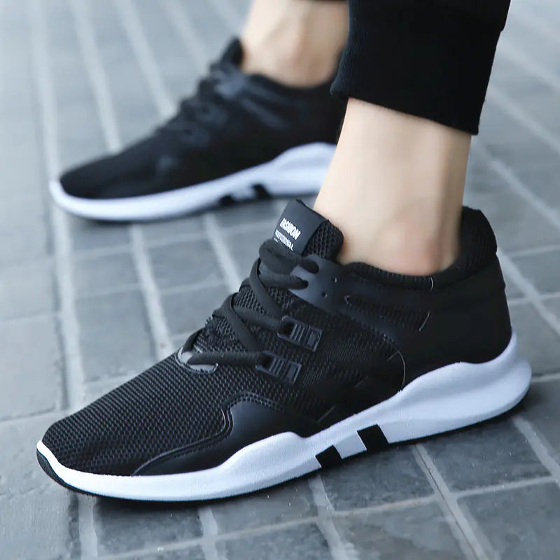 Men's Breathable Mesh Sneakers for Casual Running