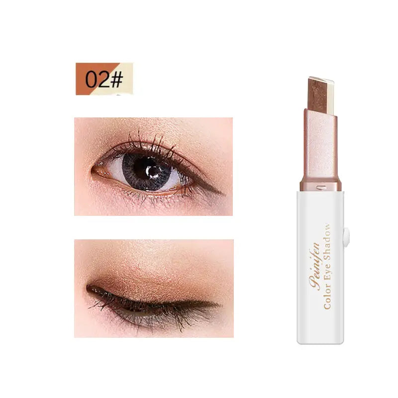 Double Color Gradient Eyeshadow Stick - Matte & Shimmer