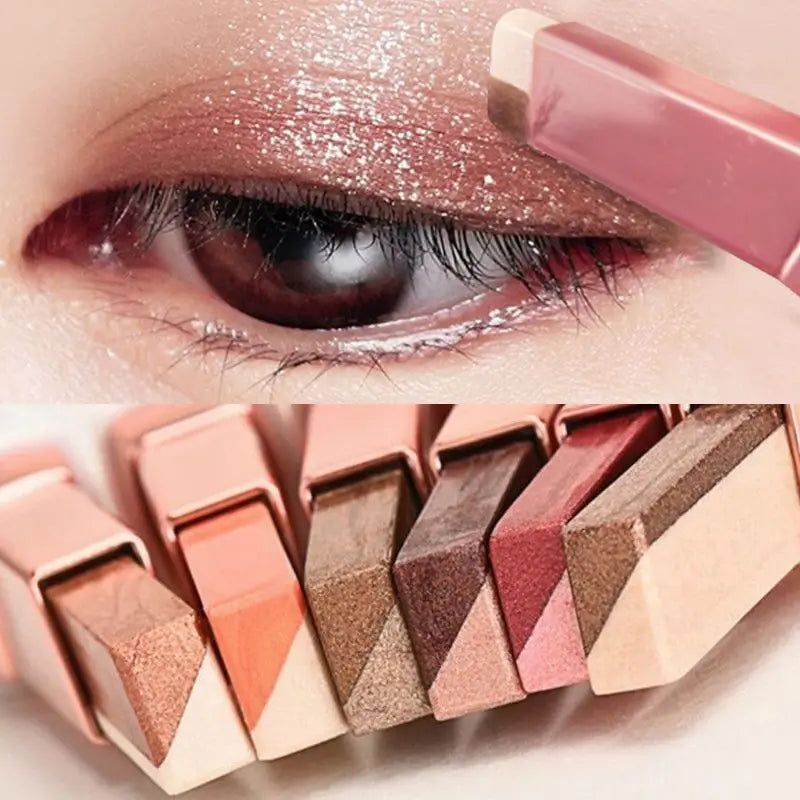 Double Color Gradient Eyeshadow Stick - Matte & Shimmer