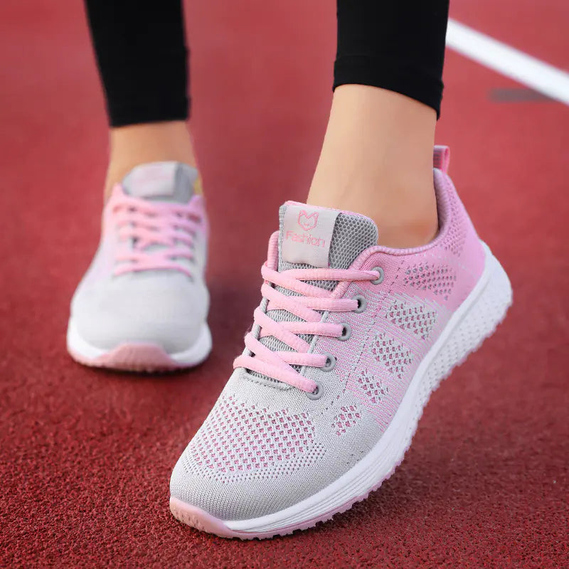 Women's Summer Hollow Mesh Running Shoes (Fashionable)