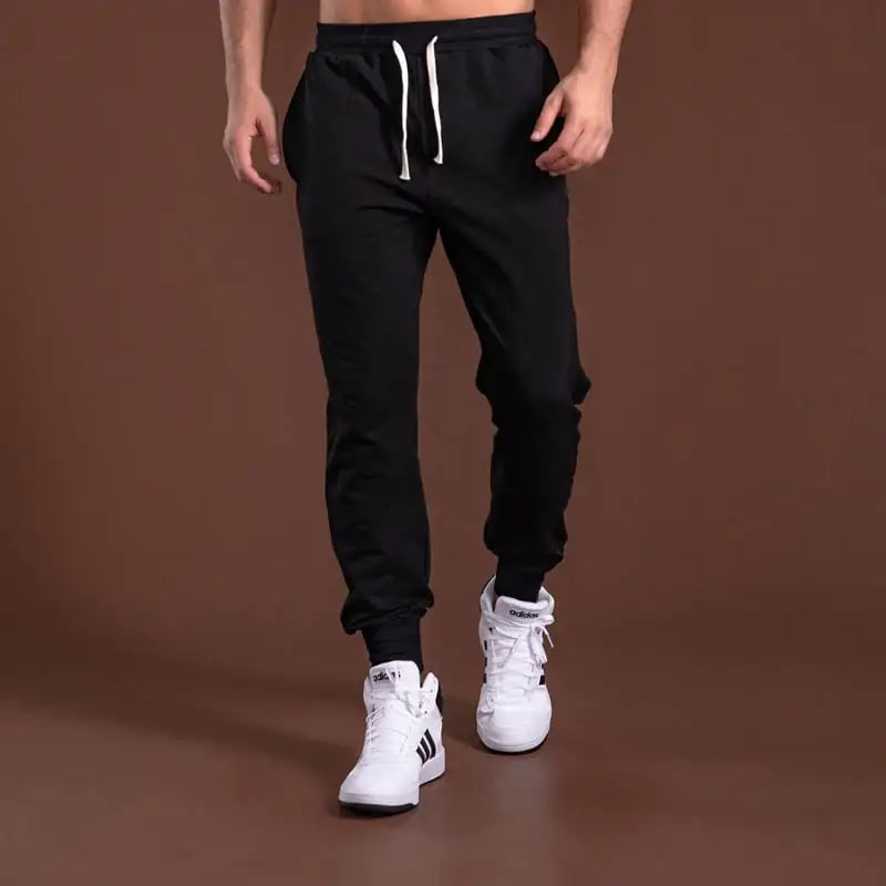 Men's Premium Athletic Joggers - Comfortable Cotton Sports Pants