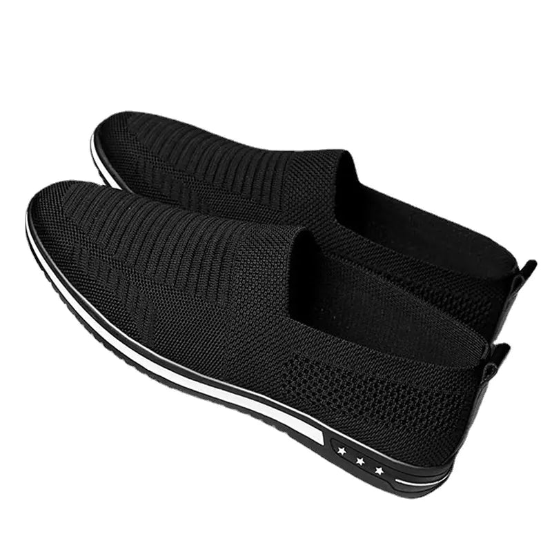 Breathable Mesh Casual Flat Canvas Shoes for Men