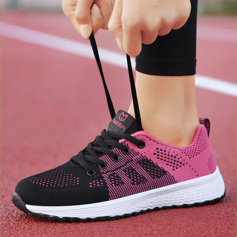 Women's Summer Hollow Mesh Running Shoes (Fashionable)